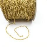 Alloy Yellow Gold and Gold Link Chain | Bellaire Wholesale