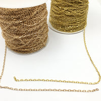 Alloy Yellow Gold and Gold Link Chain | Bellaire Wholesale