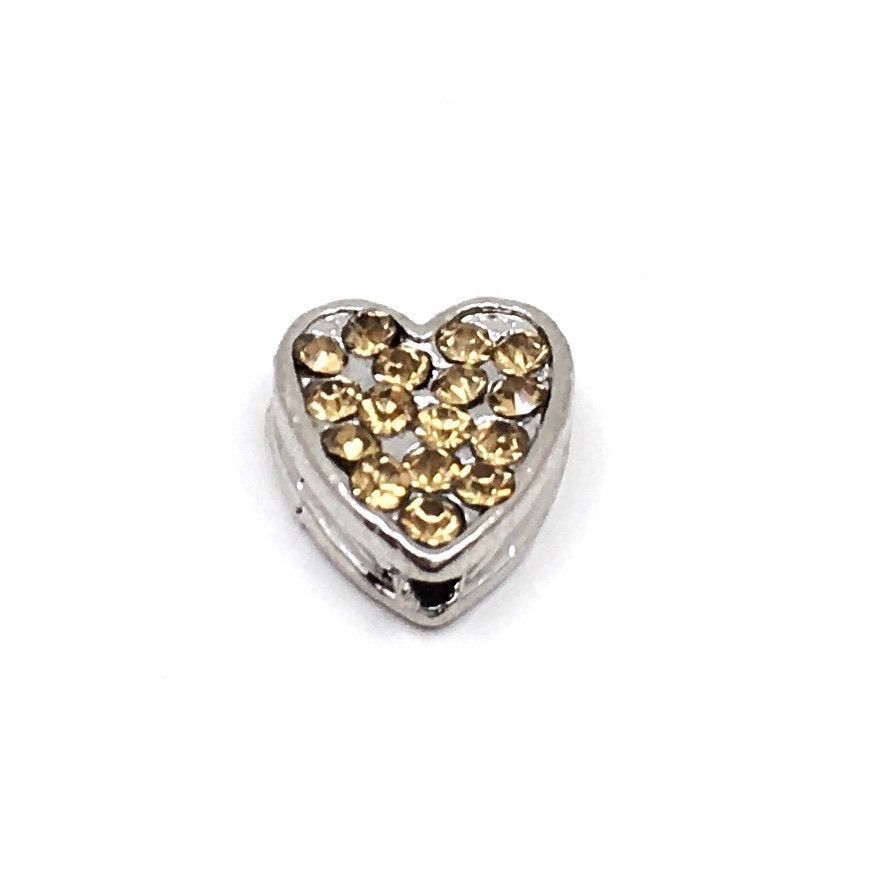 Heart Shape Rhinestone Bead | Bellaire Wholesale