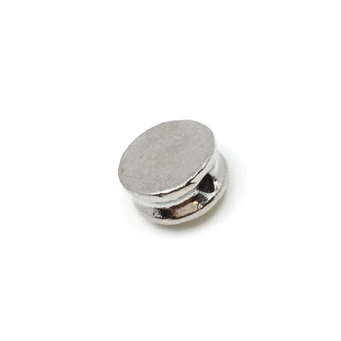 Alloy Breast Cancer Symbol Beads | Bellaire Wholesale