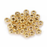 Alloy flat spacer beads, Gold, Silver, Bronze | Bellaire Wholesale