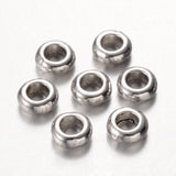 Alloy flat spacer beads, Gold, Silver, Bronze | Bellaire Wholesale