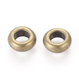 Alloy flat spacer beads, Gold, Silver, Bronze | Bellaire Wholesale