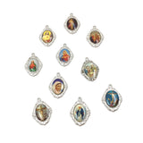 Religious 2 sided Rhodium Assorted Charm | Bellaire Wholesale