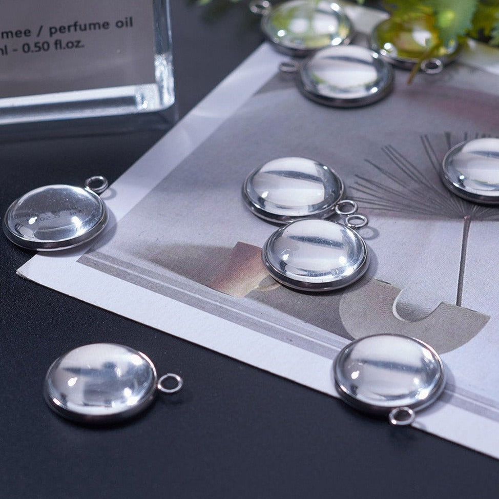 Round Stainless Steel Photo frame Pendant | Bellaire Wholesale