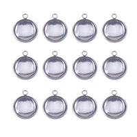Round Stainless Steel Photo frame Pendant | Bellaire Wholesale