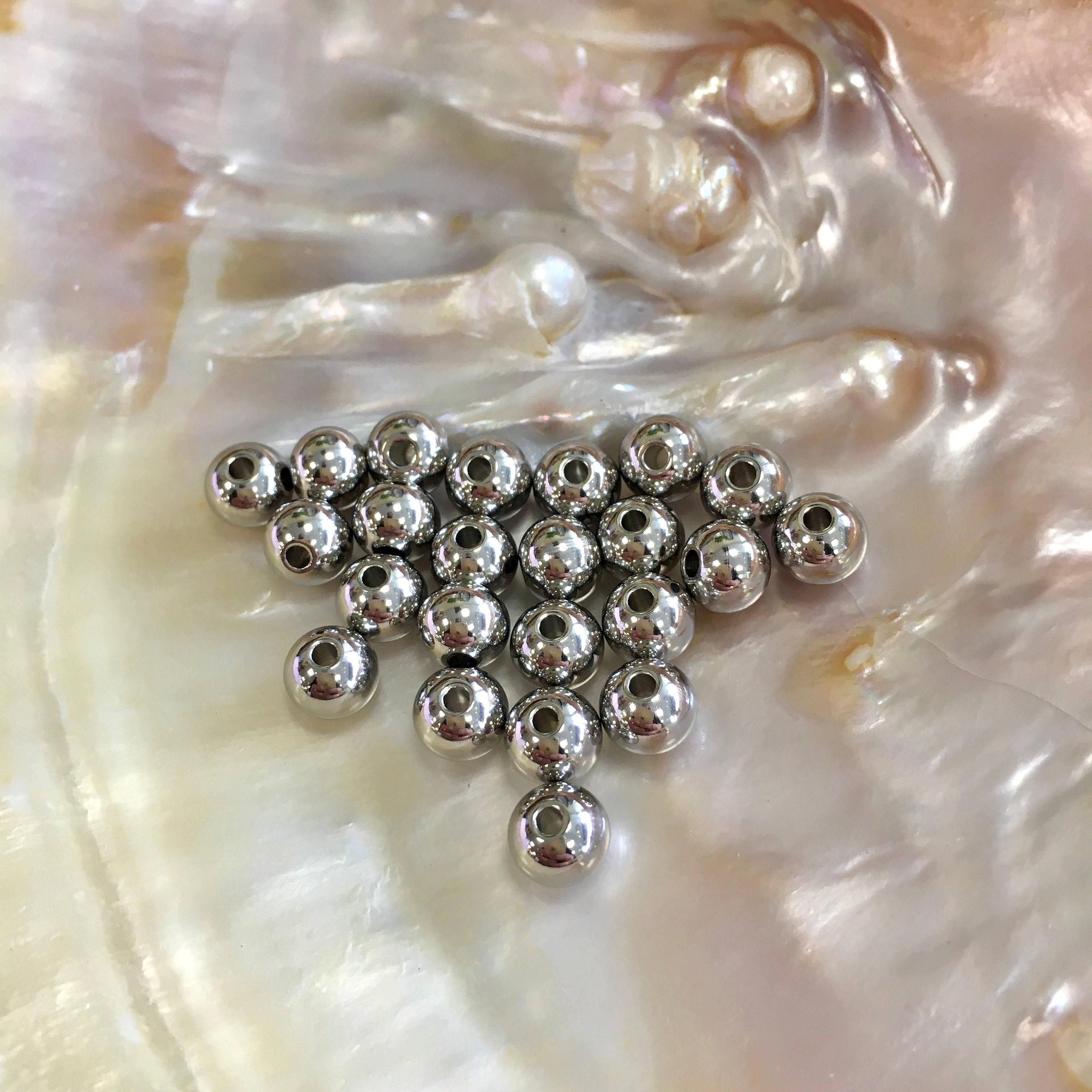 Stainless Steel Round Beads | Bellaire Wholesale