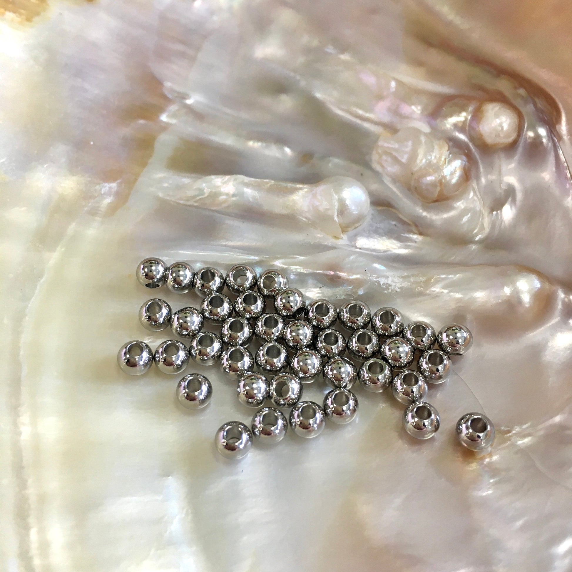 Stainless Steel Round Beads | Bellaire Wholesale