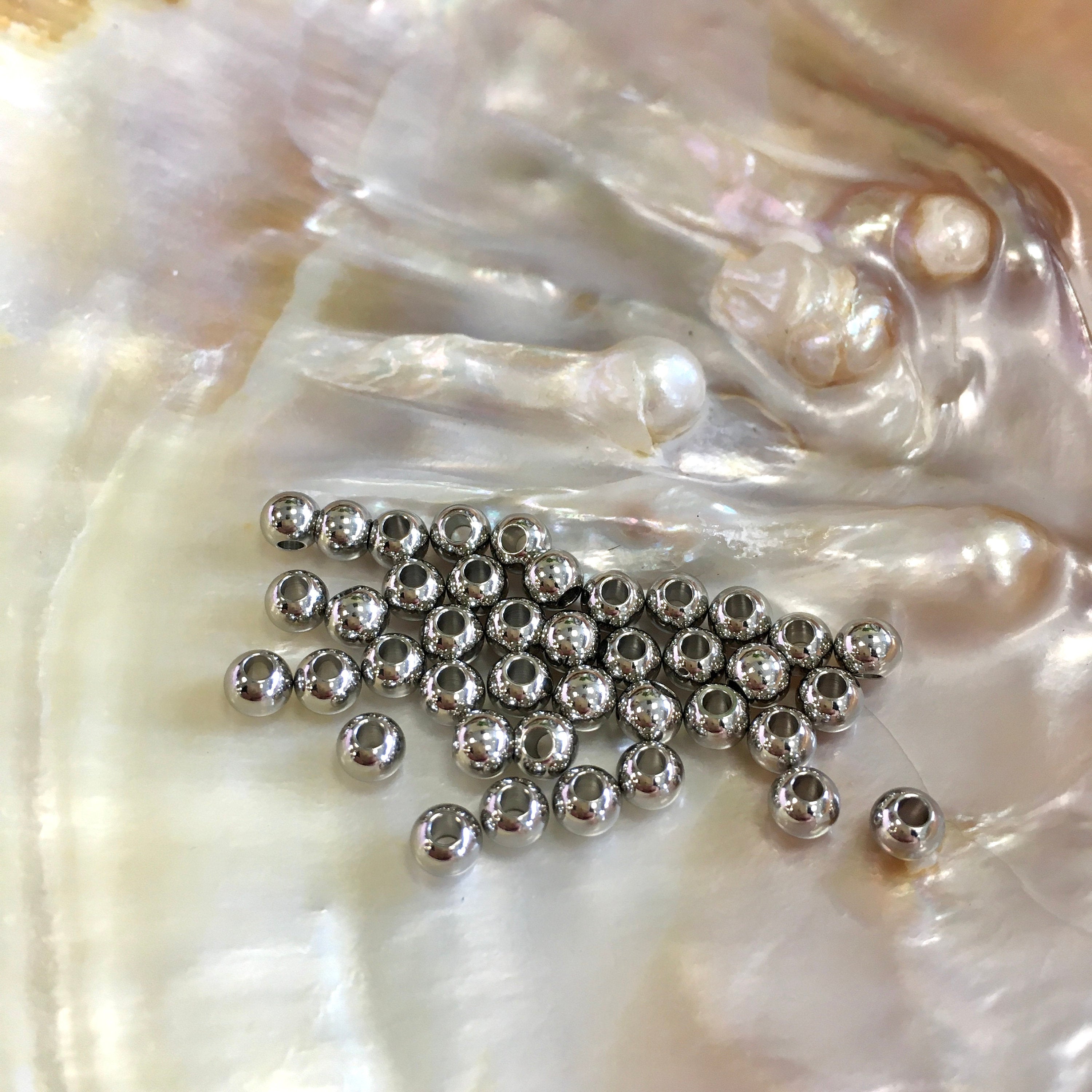 Stainless Steel Round Beads | Bellaire Wholesale