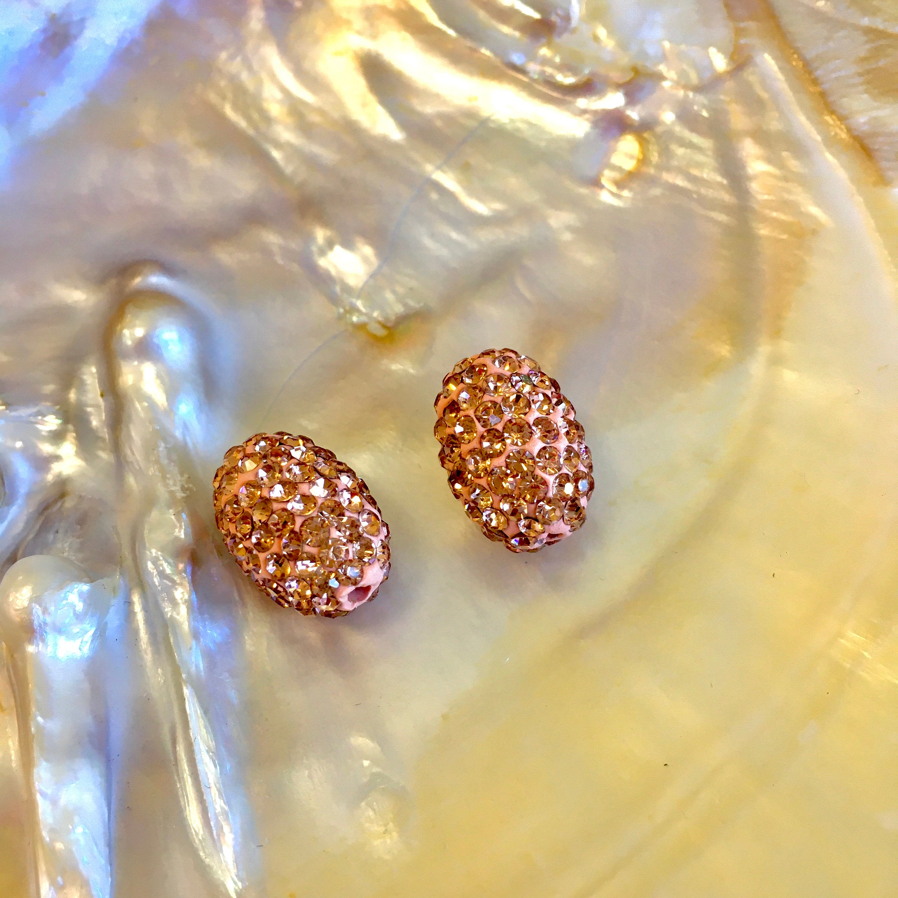 Oval Shamballa Beads | Bellaire Wholesale