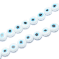 Flat round Evil Eye beads | Bellaire Wholesale