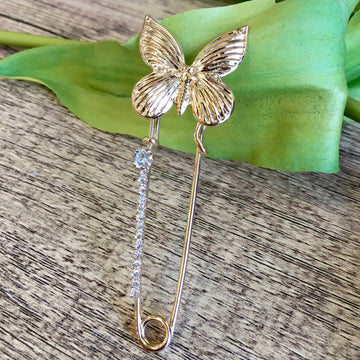 Gold plated Butterfly Brooch | Bellaire Wholesale