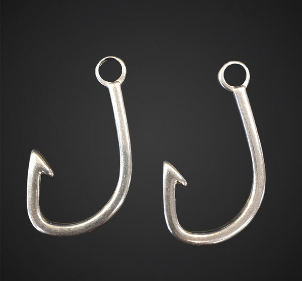 Stainless Steel Fish Hook Charm | Bellaire Wholesale Stainless Steel Fish Hook Charm | Bellaire Wholesale