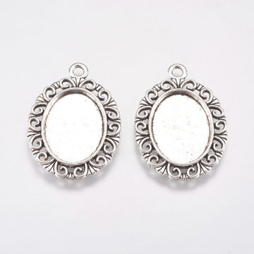 Alloy Antique Silver  or Gold Photo frame Pendant | Bellaire Wholesale