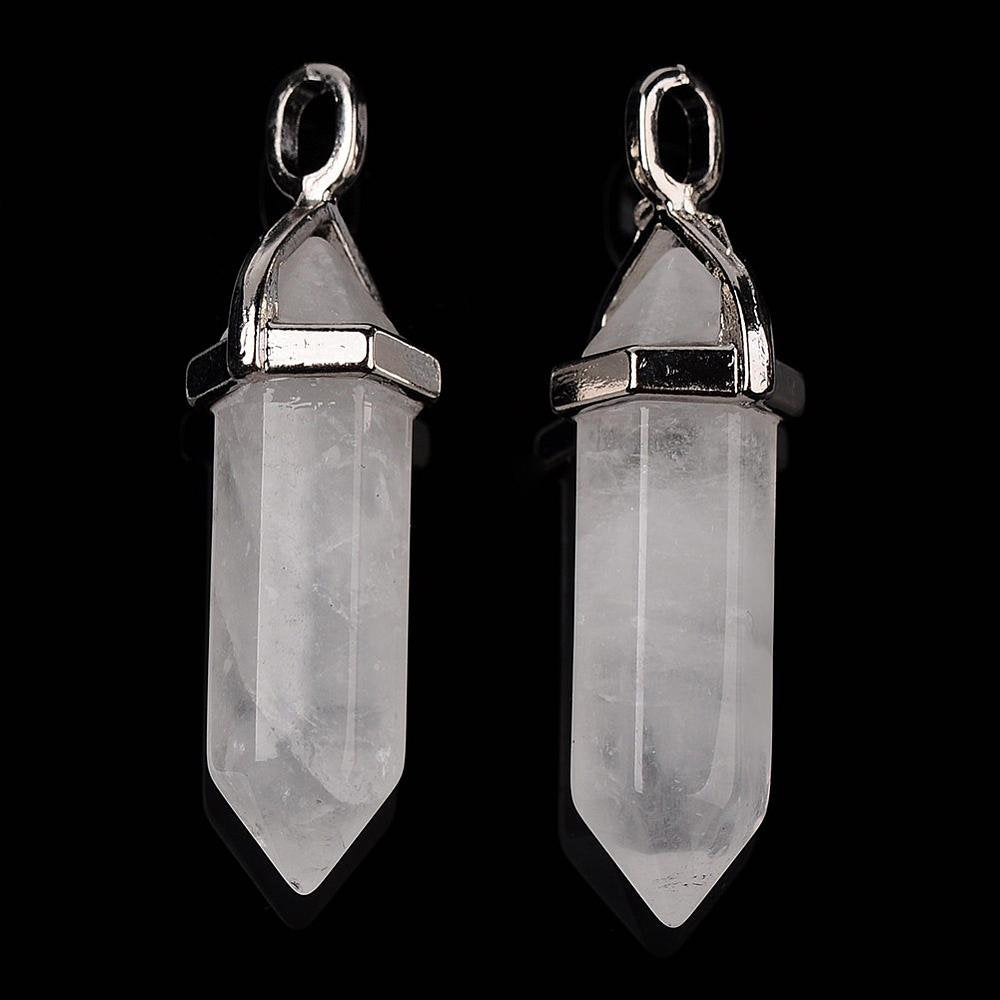 Clear Quartz Bullet Pendant | Bellaire Wholesale