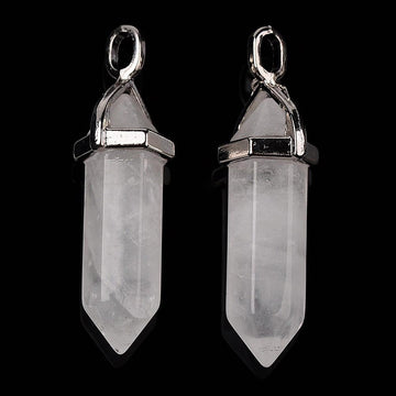 Clear Quartz Bullet Pendant | Bellaire Wholesale
