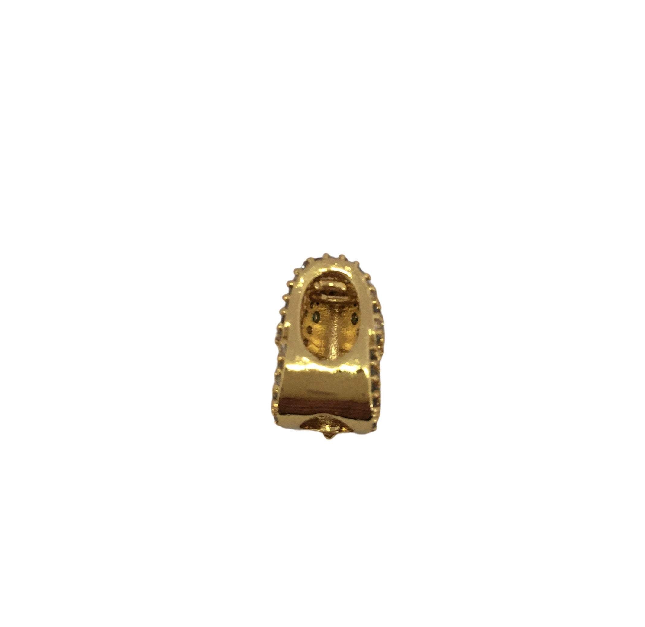 18k Gold Plated Brass Dragon Bead | Bellaire Wholesale