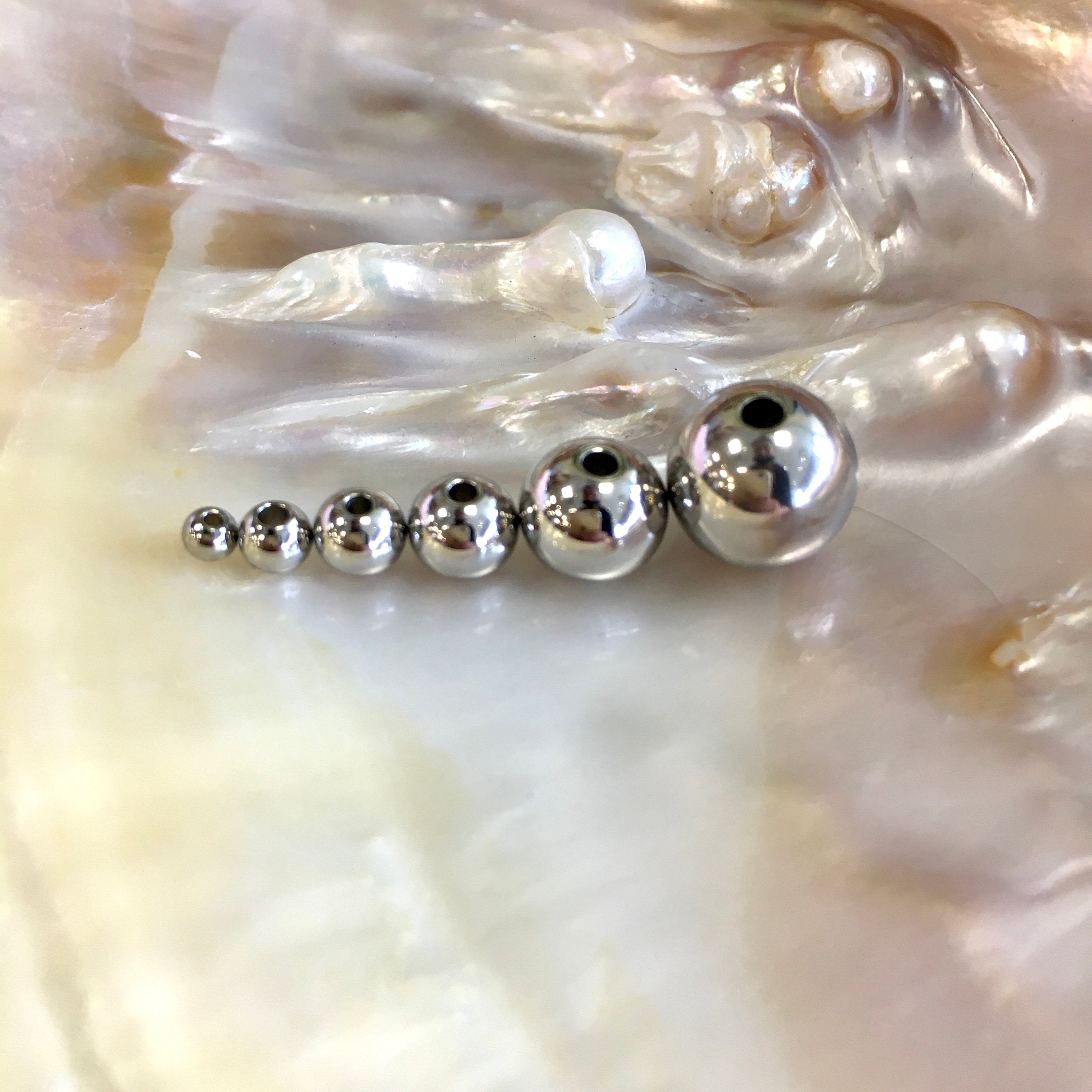 Stainless Steel Round Beads | Bellaire Wholesale
