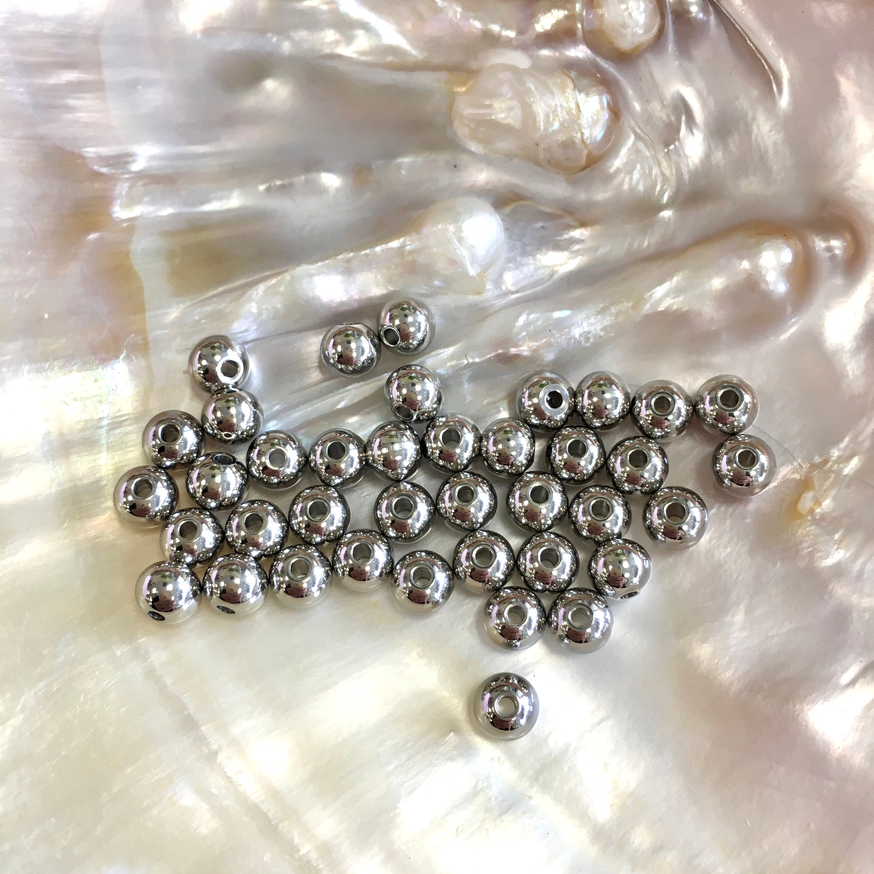 Stainless Steel Round Beads | Bellaire Wholesale