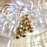 Stainless Steel Gold Round Beads | Bellaire Wholesale