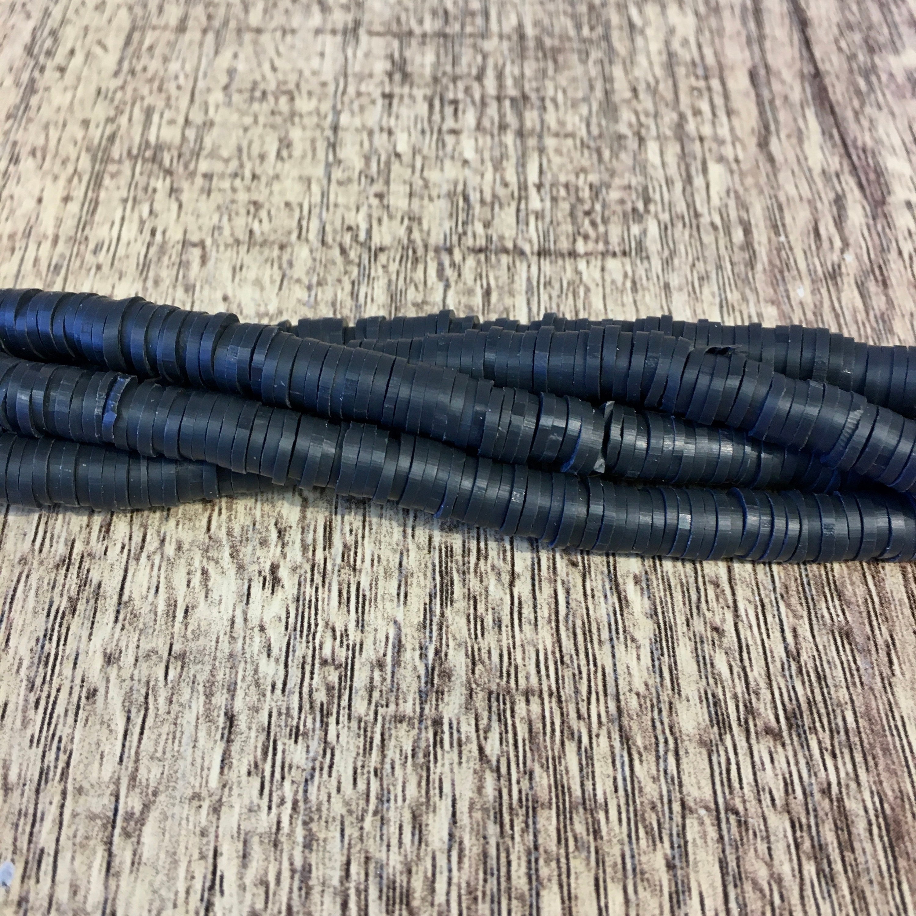 Black Heishi Disc Beads | Bellaire Wholesale