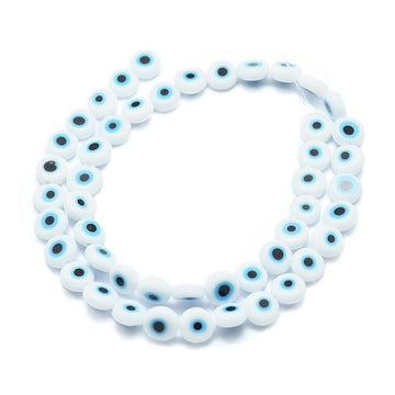 Flat round Evil Eye beads | Bellaire Wholesale