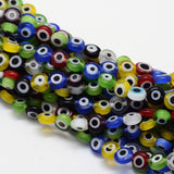 Flat round Evil Eye beads | Bellaire Wholesale