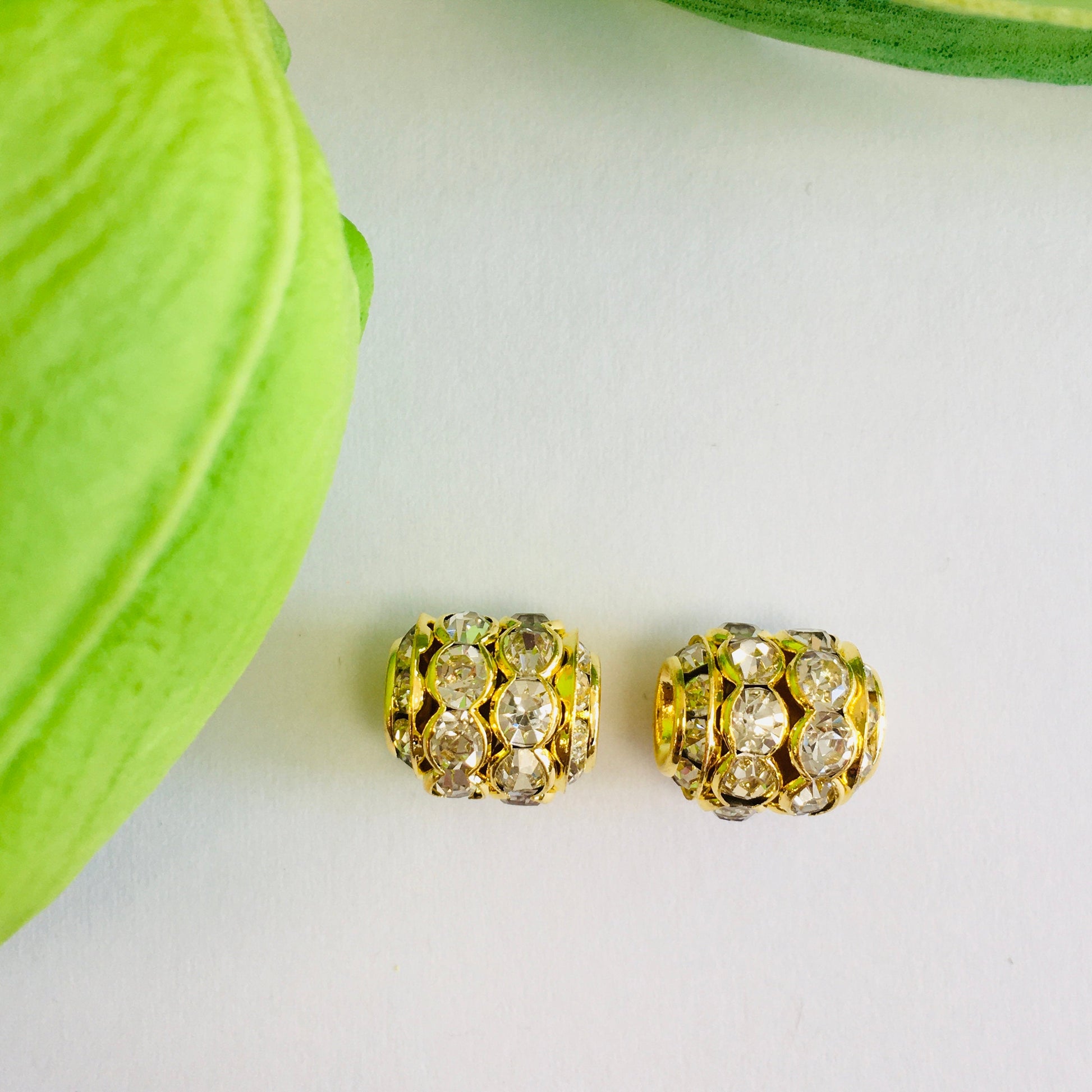 Gold/Silver/Rhodium Daisy CZ Roundels | Bellaire Wholesale