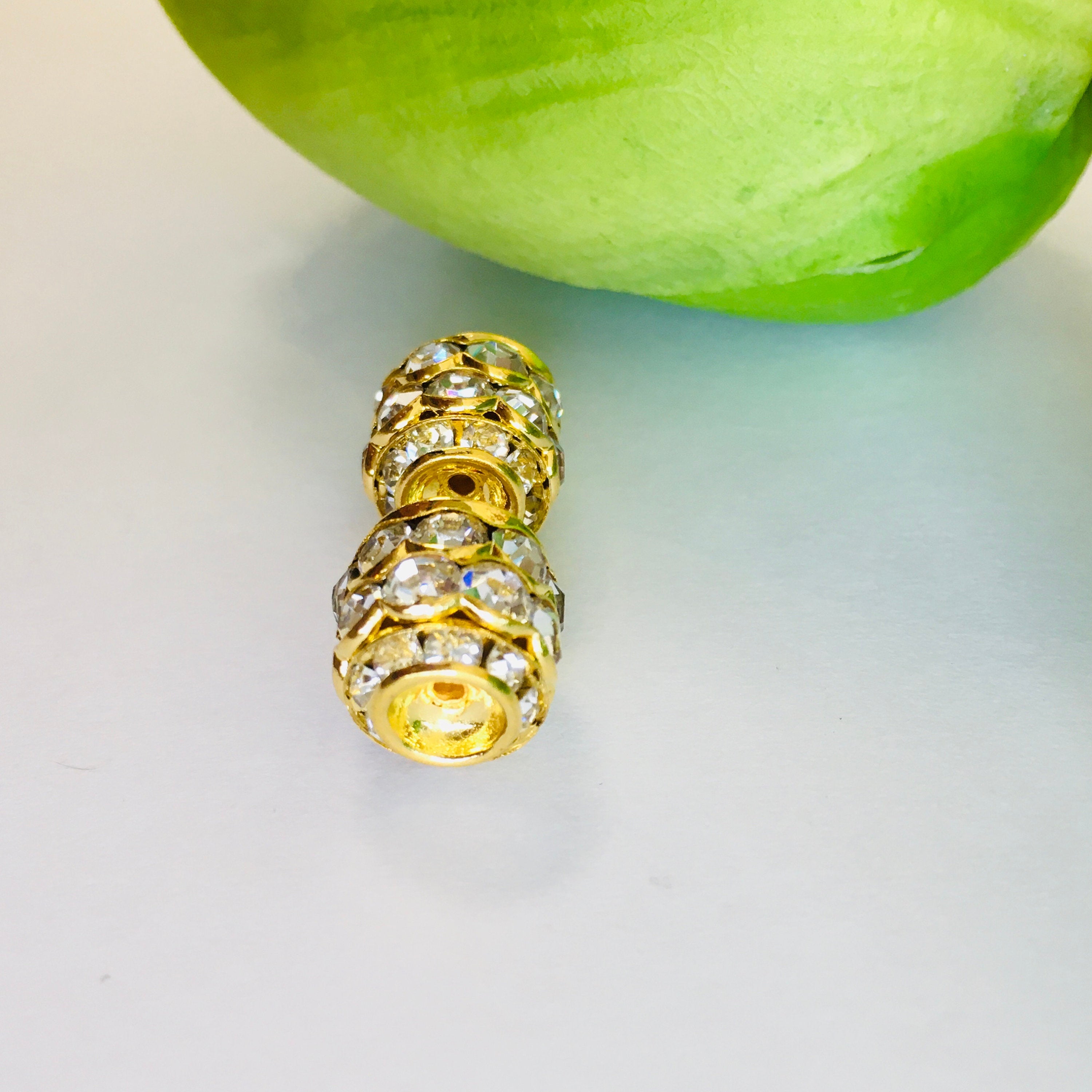 Gold/Silver/Rhodium Daisy CZ Roundels | Bellaire Wholesale