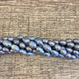  Light Grey Rice Pearls | Bellaire Wholesale