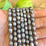  Light Grey Rice Pearls | Bellaire Wholesale