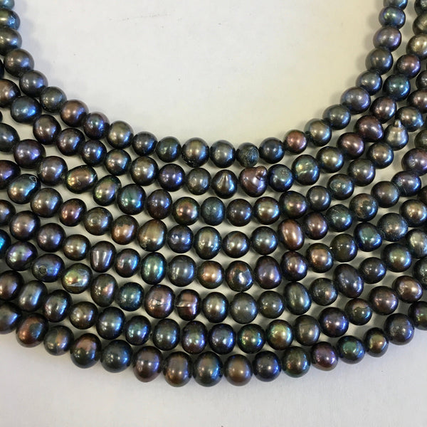 Greyish Purple Pearls 4~5mm | Bellaire Wholesale