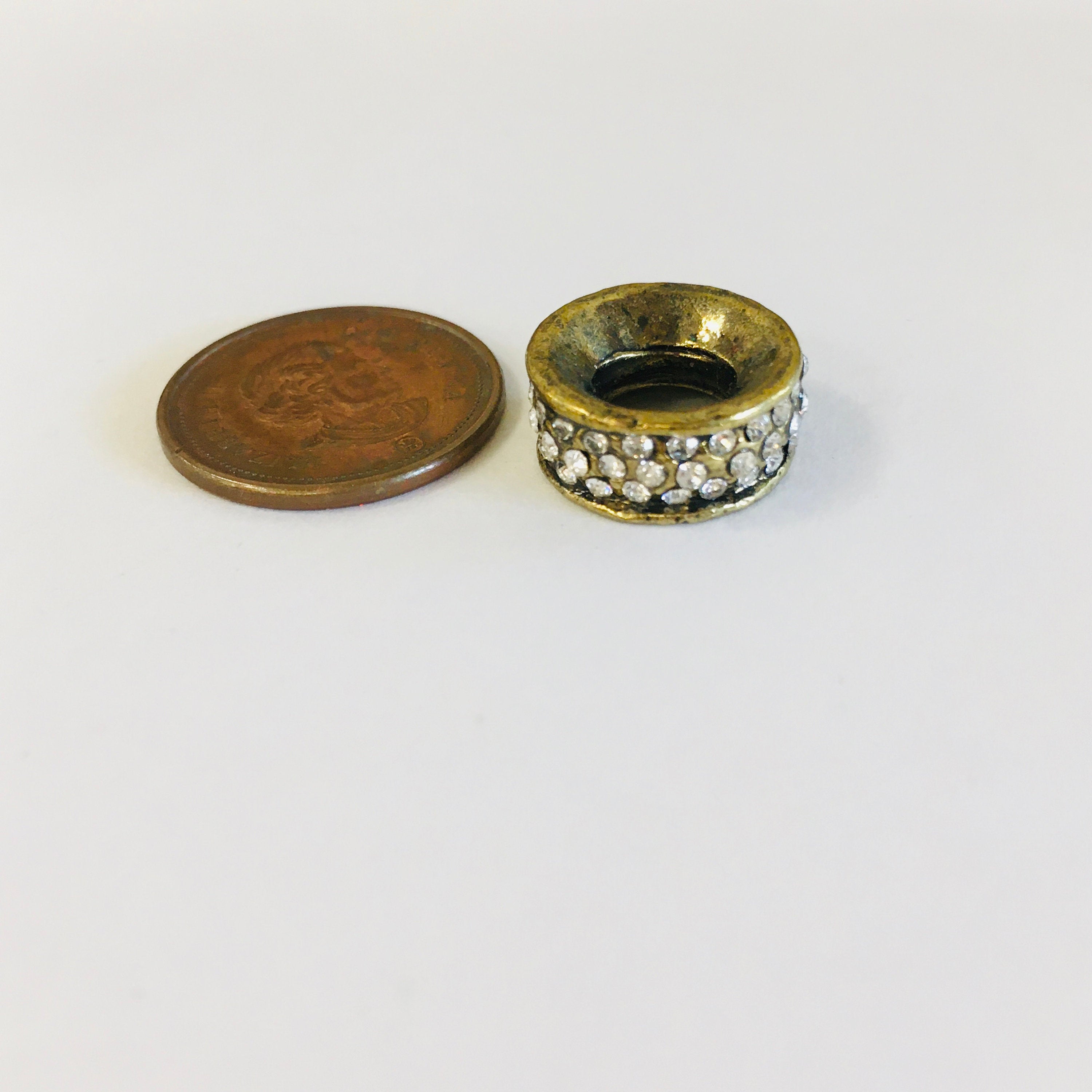 Alloy Bronze Rondelle Beads | Bellaire Wholesale