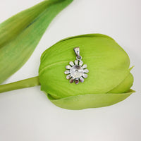 Sterling Silver Sunflower Pendants | Bellaire Wholesale