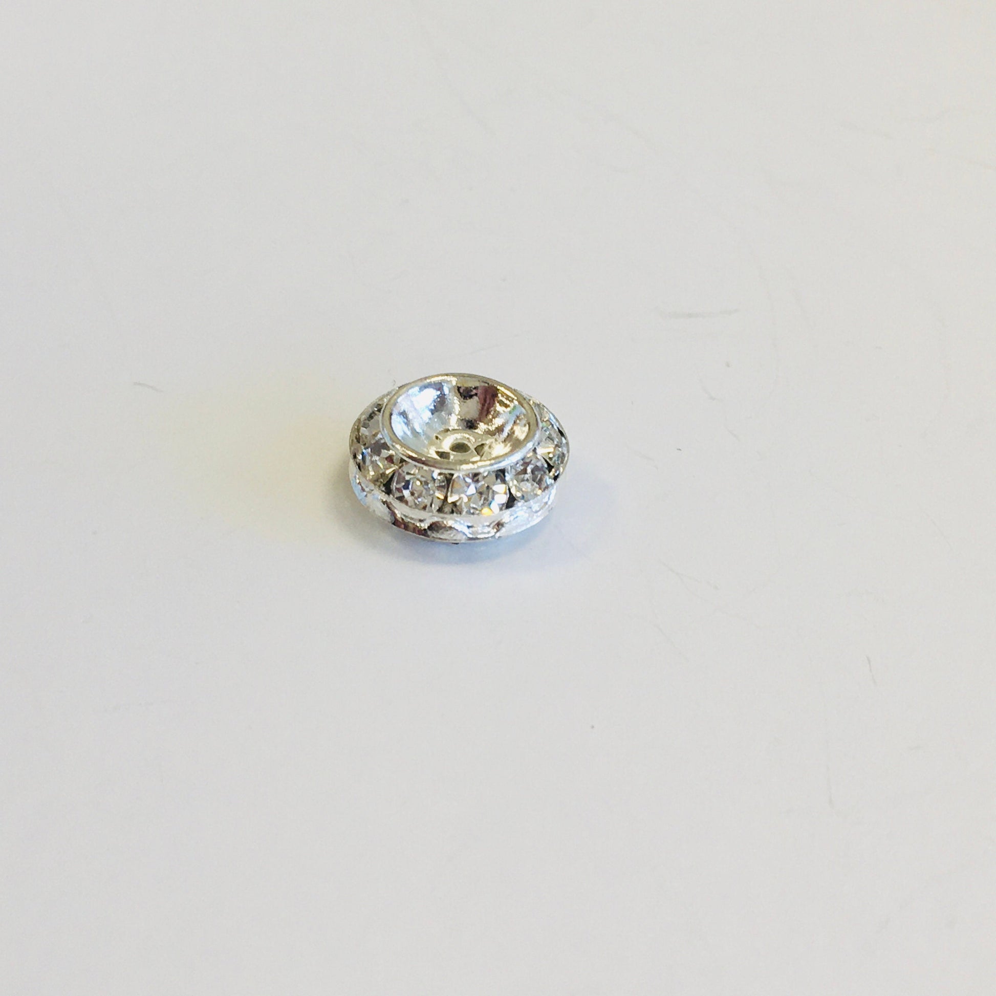 Alloy Silver Rondelle Beads | Bellaire Wholesale