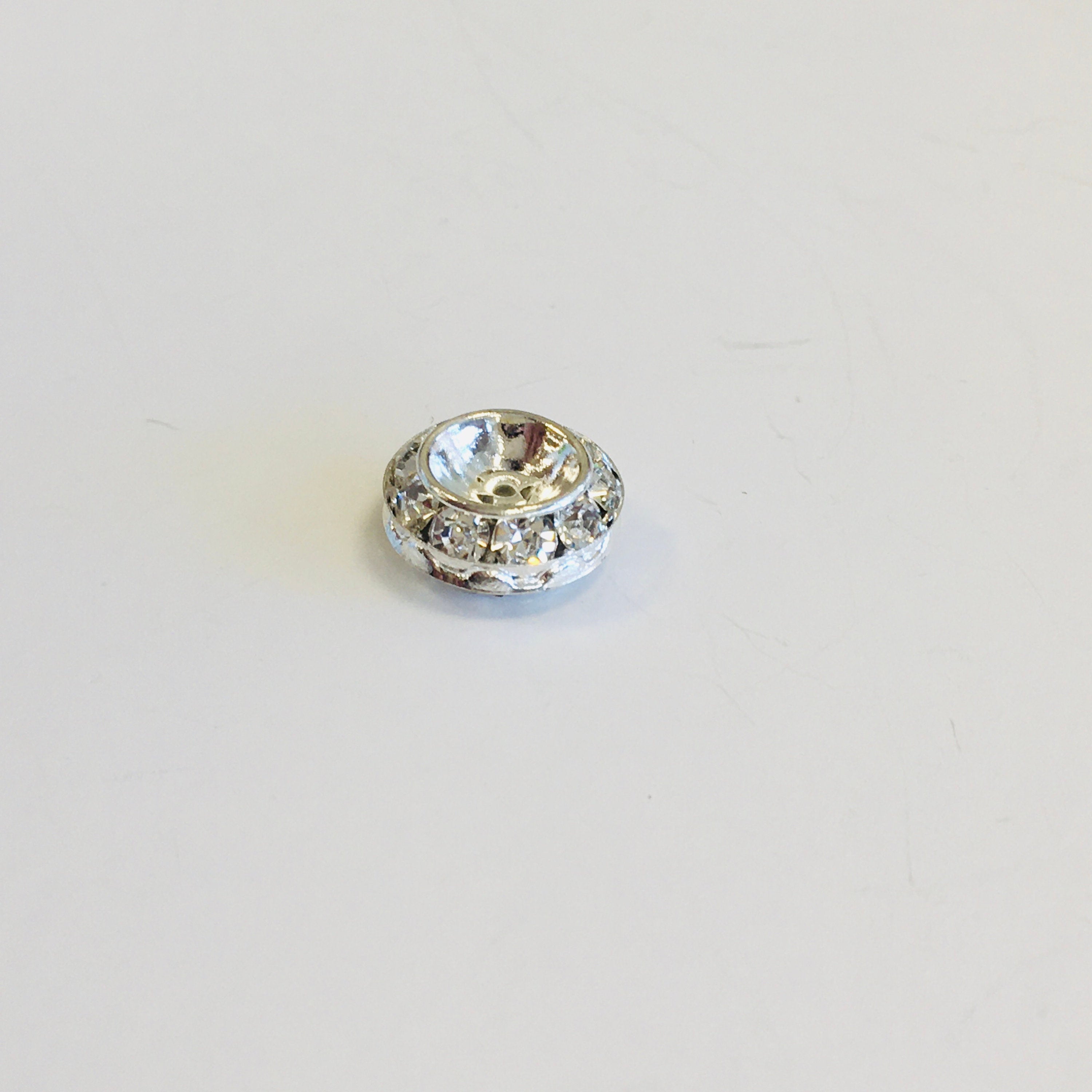 Alloy Silver Rondelle Beads | Bellaire Wholesale