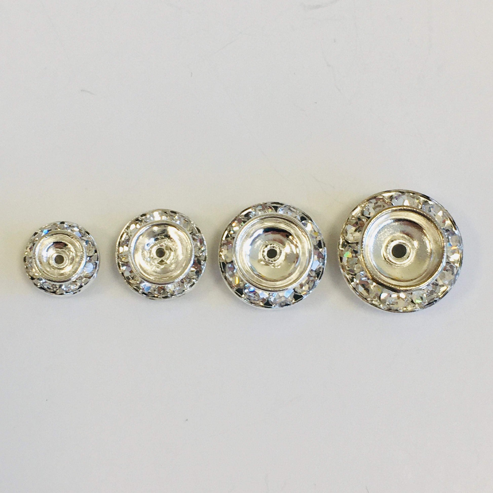 Alloy Silver Rondelle Beads | Bellaire Wholesale
