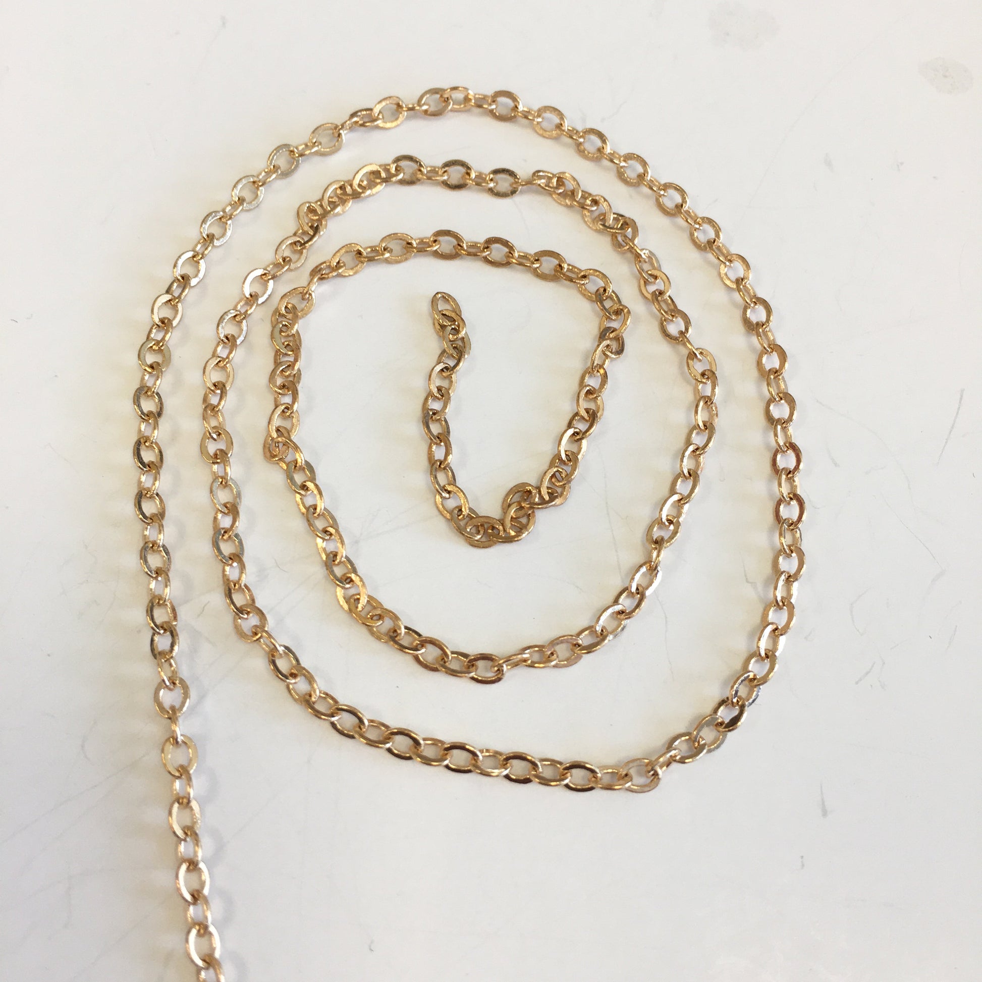 Alloy Dull Rose gold Link Chain | Bellaire Wholesale