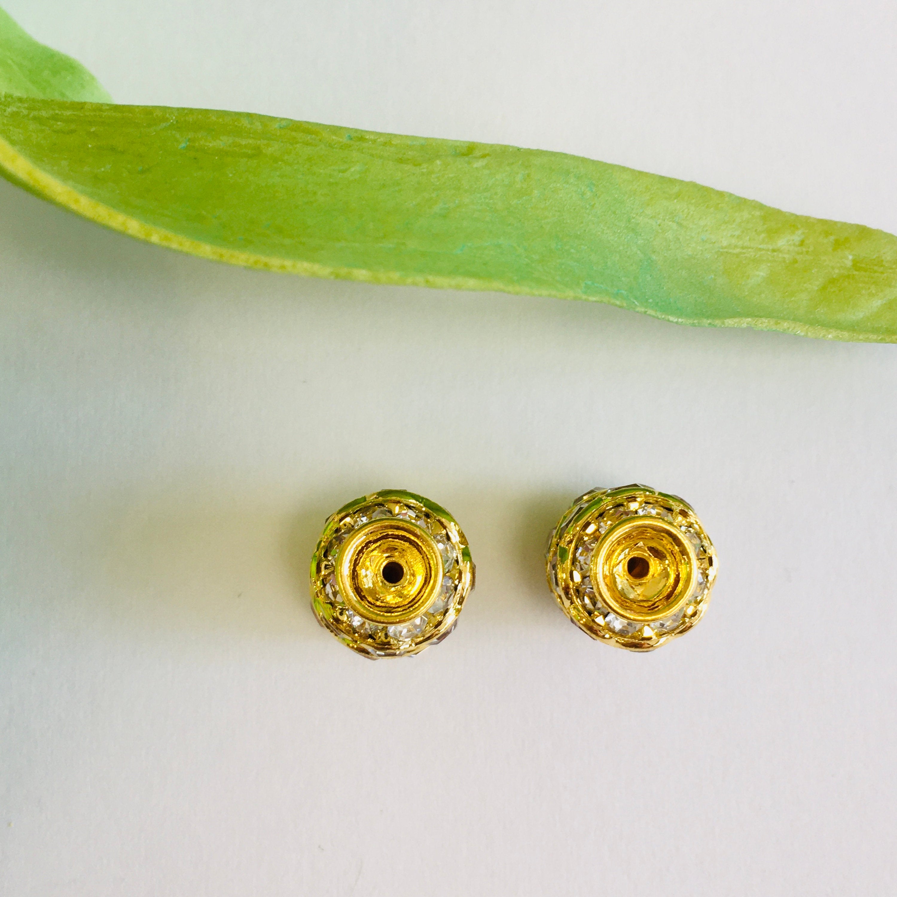Gold/Silver/Rhodium Daisy CZ Roundels | Bellaire Wholesale