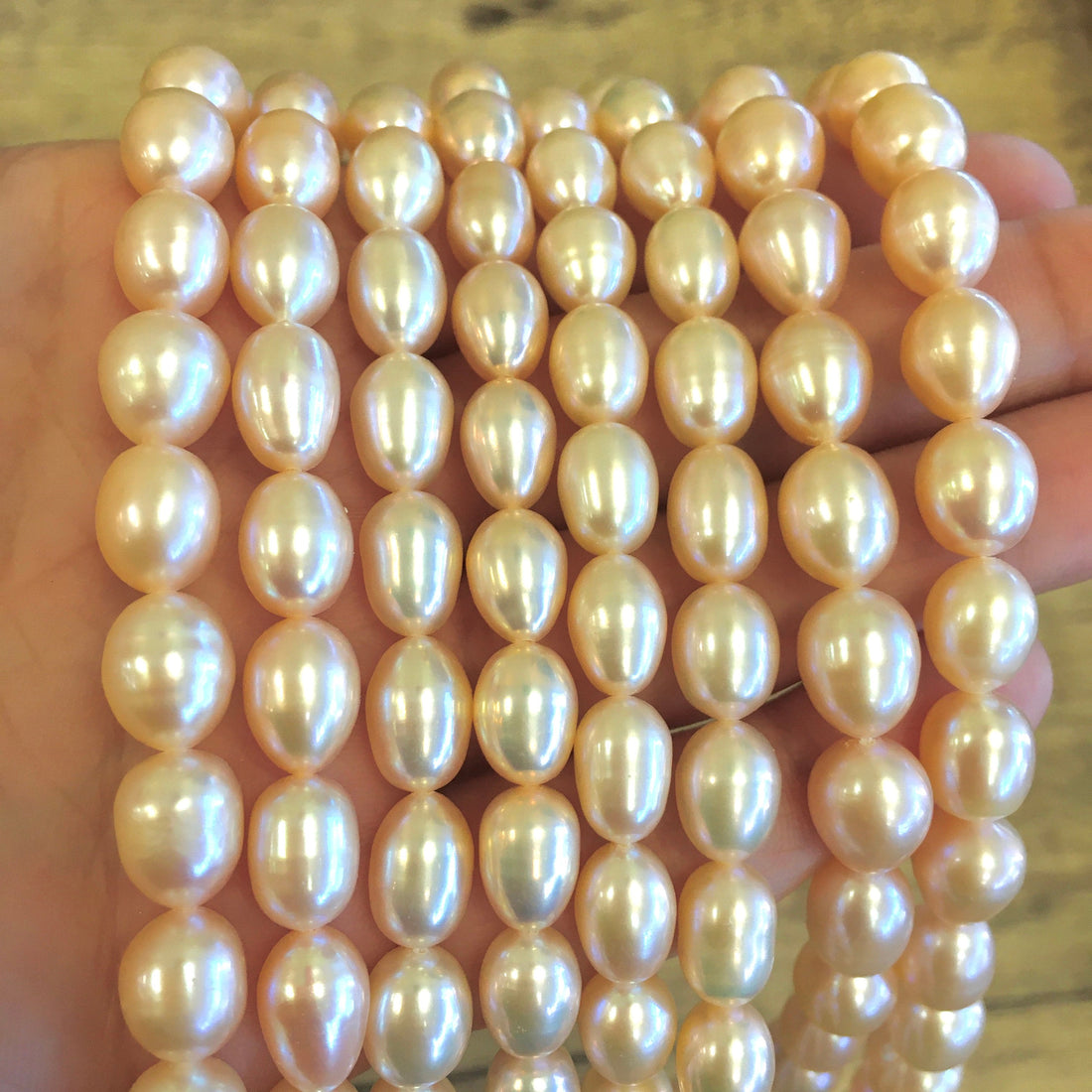 Peach Rice Pearls | Bellaire Wholesale