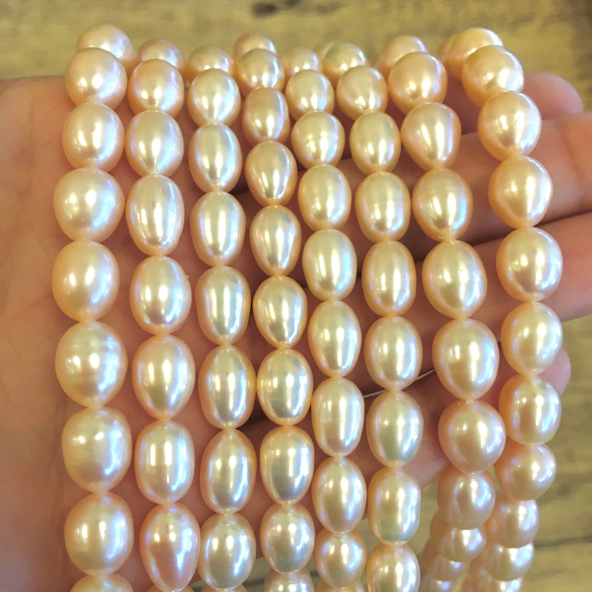 Peach Rice Pearls | Bellaire Wholesale