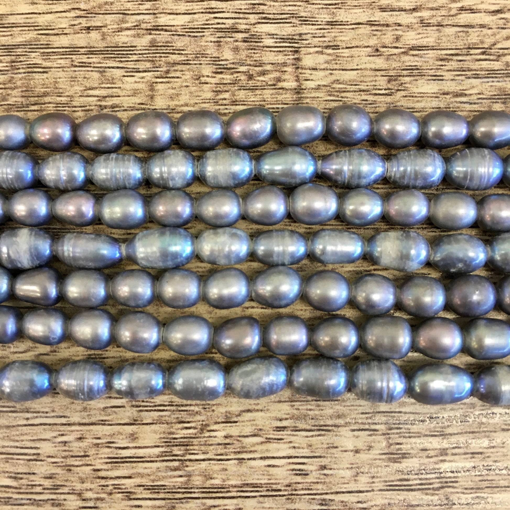  Light Grey Rice Pearls | Bellaire Wholesale
