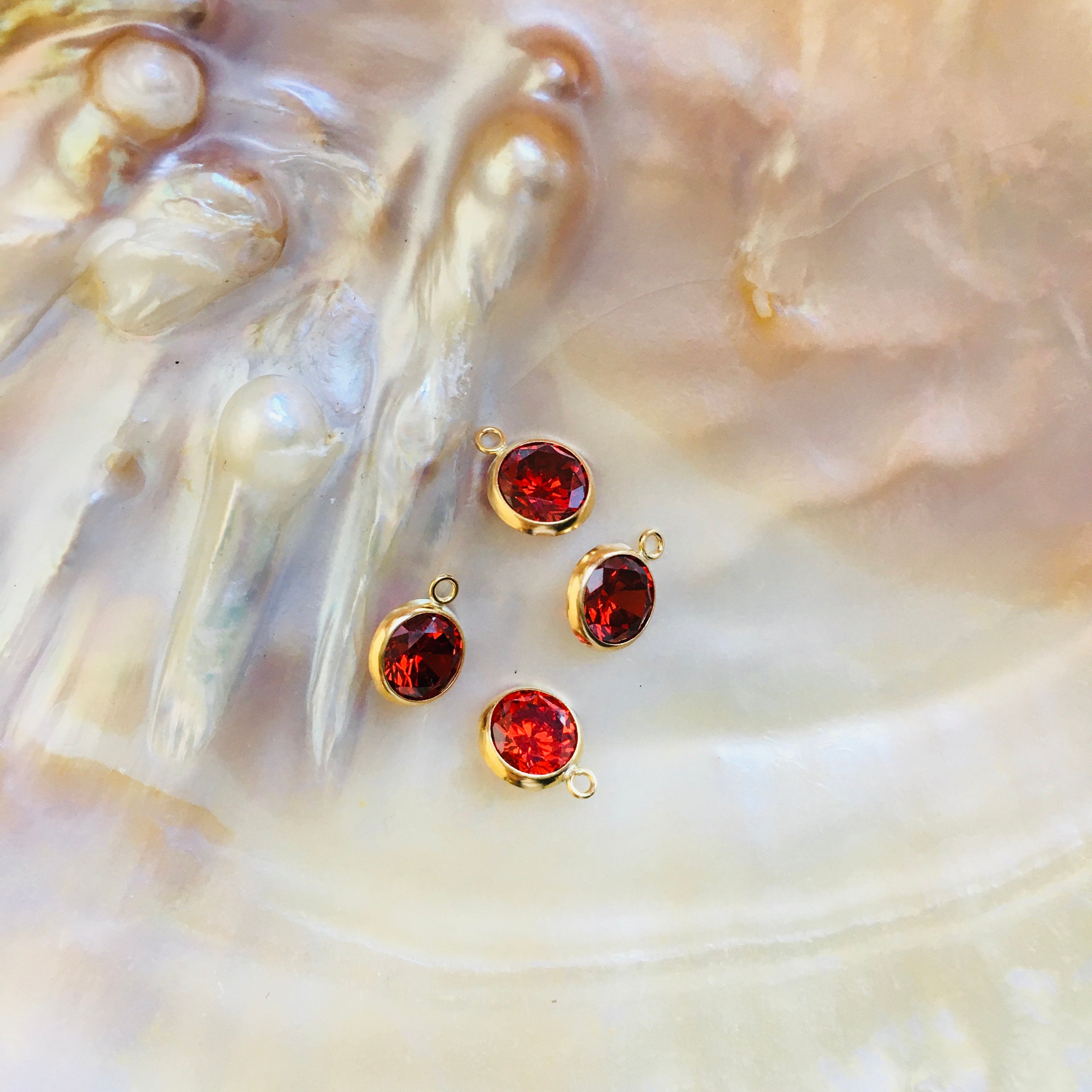 14k Gold Filled birth stone charms | Bellaire Wholesale