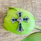Cross with skull Bead/ Connector | Bellaire Wholesale