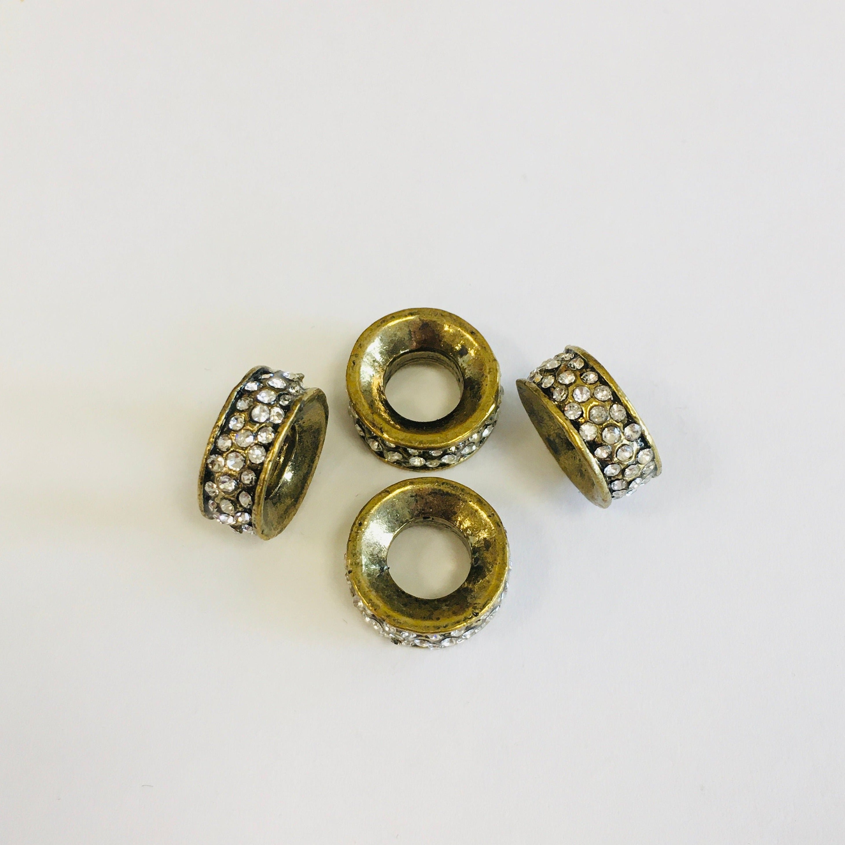 Alloy Bronze Rondelle Beads | Bellaire Wholesale