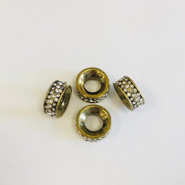 Alloy Bronze Rondelle Beads | Bellaire Wholesale