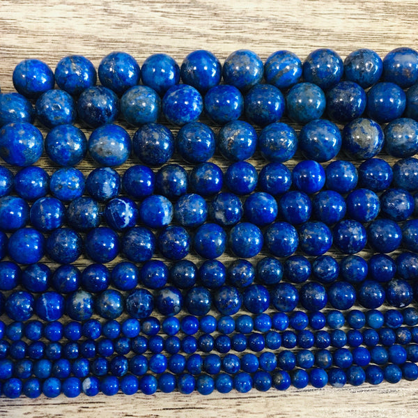Blue lapis lazuli beads | Bellaire Wholesale