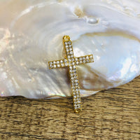 Gold/ Silver Cross Connector | Bellaire Wholesale
