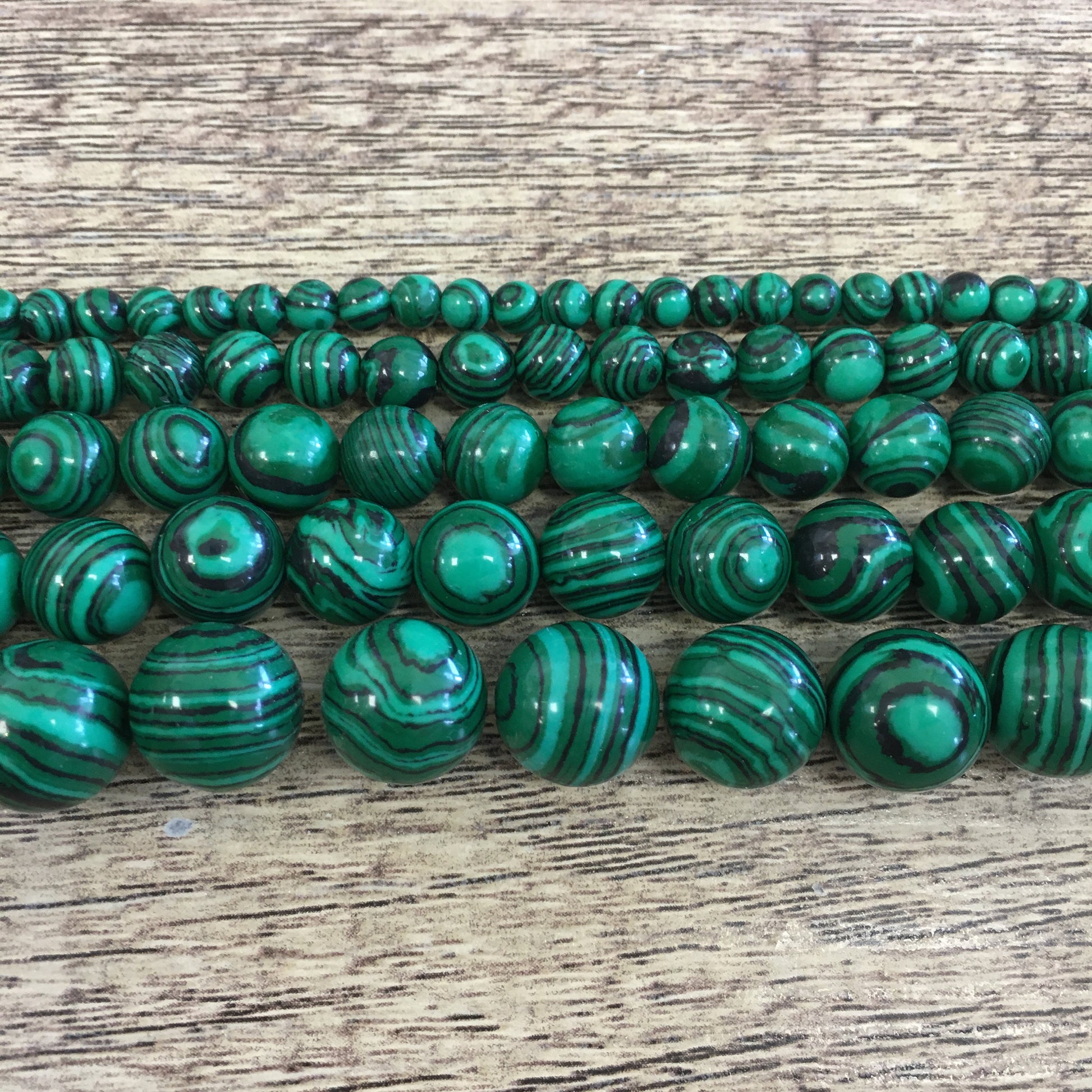 Composite Malachite Beads | Bellaire Wholesale