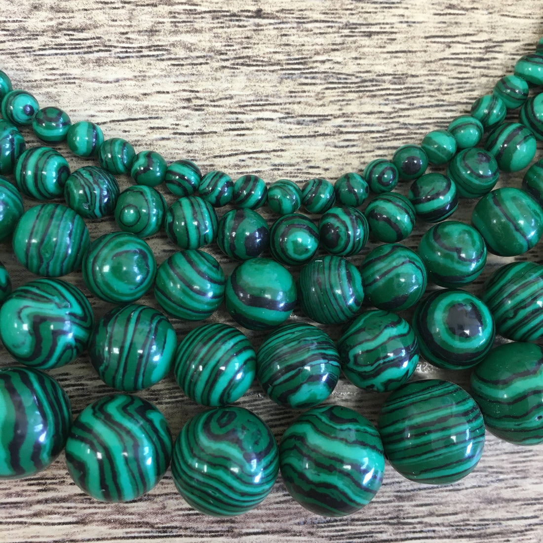 Composite Malachite Beads | Bellaire Wholesale